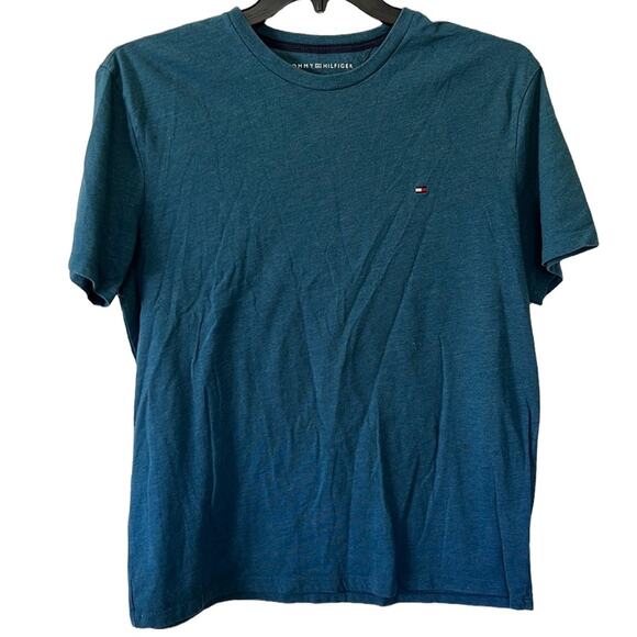 Tommy Hilfiger Other - Tommy Hilfiger Blue Heathered Short Sleeve Casual Tee
